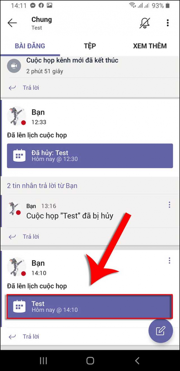 Cách họp trực tuyến bằng Microsoft Teams trên điện thoại 8